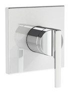 Vitra A42837 Pirinç Çiftli Aç Kapa Ankastre Kare Banyo Bataryası Krom