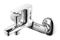 Bien BB01042102 Pirinç Çiftli Aç Kapa Solo Kare Banyo Bataryası Krom