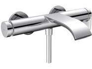 Hansgrohe Pirinç Çiftli Aç Kapa Yarı Ankastre Kuğu Banyo Bataryası Krom