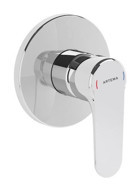 Artema A42728 Pirinç Çiftli Aç Kapa Ankastre Kare Banyo Bataryası Krom