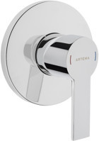 Artema A42538 Plastik Çiftli Aç Kapa Ankastre Kare Banyo Bataryası Krom
