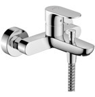 Hansgrohe Rebris S Pirinç Çiftli Aç Kapa Yarı Ankastre Kare Banyo Bataryası Krom