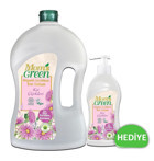 Mom's Green Kır Çiçekleri Nemlendiricili Organik 2'li 1500+500 ml Sıvı Sabun