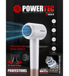 Powertec TR-5555 S İyonlu 1900 W Standart Saç Kurutma Makinesi