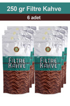 Kahve Dünyası Sade Orta Amerika Arabica Öğütülmüş Filtre Kahve 6x250 gr