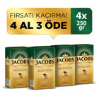 Jacobs Sade Arabica Öğütülmüş Filtre Kahve 4x250 gr