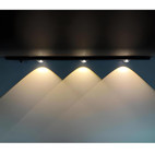 Cata CT-2464 3'lü Metal Sensörlü LED Aplik Siyah