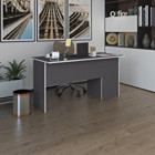 Kenzlife Dolaplı 75x60x120 cm Suntalam Gövdeli Antrasit Çalışma Masası