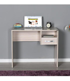 Adore Mobilya Dinamik Kitaplıklı Çekmeceli 75x52x90 cm Yonga Levha Gövdeli Suntalam Ayaklı Kumtaşı Çalışma Masası