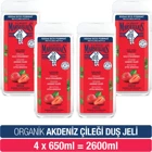 Le Petit Marseillais Akdeniz Çileği Aromalı Nemlendirici Duş Jeli 4x650 ml