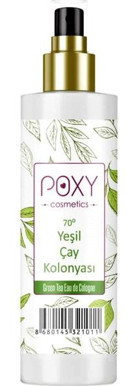 Poxy Yeşil Çay Sprey Plastik Kolonya 100 ml