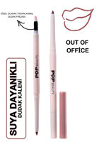 Pop Beauty Out Of Office Suya Dayanıklı Asansörlü Mat Dudak Kalemi Bordo