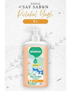 Siveno Portakallı Organik Nemlendiricili Alkolsüz Vegan 1 lt Sıvı Sabun