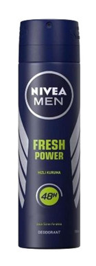 Nivea Fresh Power Pudralı Ter Önleyici Sprey Erkek Deodorant 6x150 ml