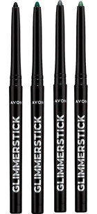 Avon Glimmerstick Asansörlü Parlak Simli Akmayan Çok Renkli Göz Kalemi Gri-Siyah-Yeşil