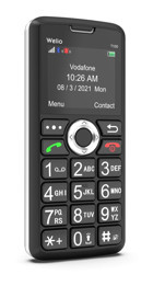 Welio Wkey T100 256 MB Hafıza 16 MB Ram 1.8 inç TFT Ekran Tuşlu Cep Telefonu Siyah