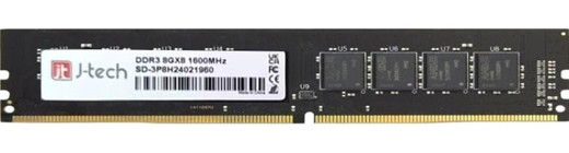 J-tech SD-3P8H24021960 8 GB DDR3 1x8 1600 MHz Ram