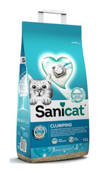 Sanicat Marsilya Sabun Kokulu Topaklanan İnce Taneli Aktif Karbonlu Bentonit Kedi Kumu 10 lt