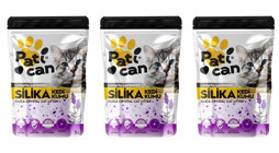 Pati Can Lavanta Kokulu Topaklanan İnce Taneli Kristal Kedi Kumu 3x5 lt