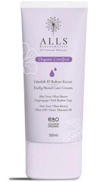 Alls Biocosmetics Aloe Veralı-Bademli-Zeytinyağlı Tüm Ciltler Organik Parfümlü El Kremi 50 ml