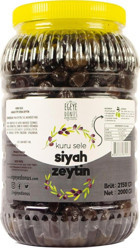 Egeye Dönüş Az Tuzlu Sele Gemlik Siyah Zeytin Pet Kavanoz 2 kg