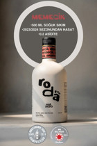 Roda Farm Memecik Organik Filtresiz Polifenollü Soğuk Sıkım Erken Hasat Cam Sızma Zeytinyağı 500 ml