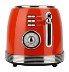 Zilan ZLN7040 2 Dilim Kırıntı Tepsili Telli 850 W Kırmızı Retro Mini Ekmek Kızartma Makinesi