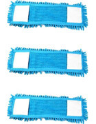 Cod-ex Mikrofiber Makarna Şönil 3 Adet Mop Mavi