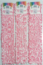 Wikro Mikrofiber Makarna 3 Adet Mop Pembe