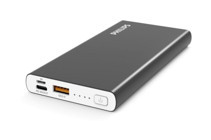Philips Dlp6733 10000 mAh Hızlı Şarj Dijital Göstergeli Micro USB Çoklu Bağlantı Kablolu Powerbank Koyu Gri