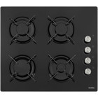 Vestel AO-6104 YS-DG Doğalgazlı Cam 4 Gözlü Siyah Ankastre Ocak