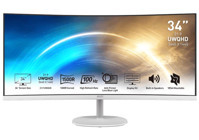 MSI Pro MP341CQW 100 Hz 1 ms 34 inç UWQHD Curved VA Hoparlörlü VGA HDMI Freesync 3440 x 1440 px LED Monitör