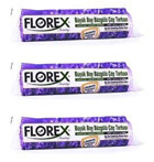 Florex Lavanta Kokulu Büzgülü Büyük Boy 65x70 cm Çöp Poşeti 3x10 Adet Mor
