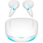 Torima G10 Su Geçirmez Çift Mikrofonlu 2.0 Silikonsuz Oyuncu Kablosuz Kulak İçi Bluetooth Kulaklık Beyaz