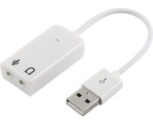 Oem USB 3.5 mm Tek Girişli 7.1 Harici Ses Kartı