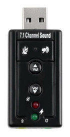 Alfais AL-4506 USB Çift Girişli 7.1 Harici Ses Kartı