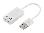 Oem Virtual 3D USB 3.5 mm Çift Girişli 7.1 Harici Ses Kartı