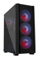 Frisby FC-9440G 650W RGB 4 Fanlı Siyah Dikey Mid Tower Oyuncu Bilgisayar Kasası