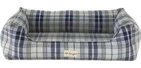 Pet Comfort Delta Varius Yıkanabilir Tek Fonksiyonlu 70x90 cm Simit Kedi Yatağı Lacivert