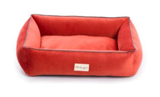 Pet Comfort Golf Yıkanabilir Tek Fonksiyonlu 75x60 cm Simit Kedi Yatağı Tarçın
