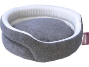 Bedspet Yıkanabilir Tek Fonksiyonlu 40 cm Sepet Kedi Yatağı Gri