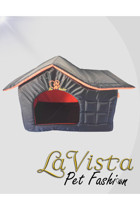 Lavista Yıkanabilir Tek Fonksiyonlu 56x45 cm Üstü Kapalı Kedi Yatağı Füme
