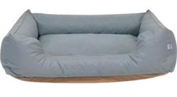 Bedspet Yıkanabilir Tek Fonksiyonlu 100x80 cm Simit Kedi Yatağı Gri