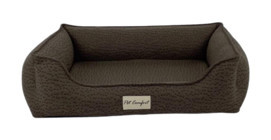 Pet Comfort Bravo Siena Yıkanabilir Tek Fonksiyonlu 60x75 cm Simit Kedi Yatağı Kahverengi