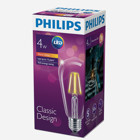 Philips Classic ST64 48 W Tasarruflu Beyaz E27 Yuvarlak Led Ampul
