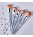 Eda Luxury Beauty Diamond 5'li Allık Makyaj Fırçası Seti