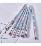 Eda Luxury Beauty Diamond Eyeliner Far Makyaj Fırçası Seti