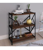 Ars Stylihs 3 Raflı Metal 73x85x36 cm Kahverengi