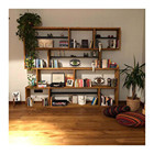 Woodesk CPT6004-200 Çok Gözlü 4 Raflı Ahşap 200x200x30 cm Kahverengi