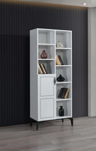 Sivas Gözde Mobilya Çok Gözlü 5 Raflı Suntalam 70x37x180 cm Beyaz